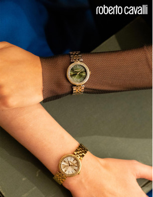 Roberto Cavalli Ladies Watch with Bracelet